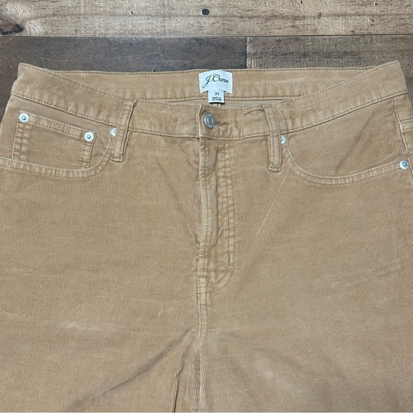 J. Crew Vintage Slim Straight Gold Corduroy Pants - Picture 4 of 7
